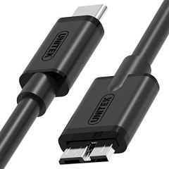 UNITEK Y-C475BK cable USB 1 m USB 3.2 Gen 1 (3.1 Gen 1) USB C Micro-USB B Negro