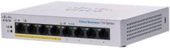 Cisco CBS110-8PP-D No administrado L2 Gigabit Ethernet (10/100/1000) Energía sobre Ethernet (PoE) Gris