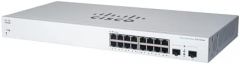 Cisco CBS220-16P-2G Gestionado L2 Gigabit Ethernet (10/100/1000) Energía sobre Ethernet (PoE) Blanco