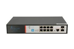 Extralink EX.8222 switch Gestionado L2/L4 Gigabit Ethernet (10/100/1000) Energía sobre Ethernet (PoE) 1U Negro