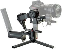 Moza Aircross 3 - Estabilizador de cardán Plegable electrónico de 3 Ejes para cámaras sin Espejo (Carga útil máxima (3,2 kg/7 Libras), Color Negro -Apto para Canon, Sony, Nikon y más cámaras