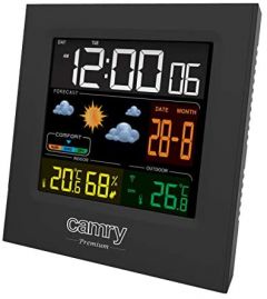 Camry Premium CR 1166 estación meteorológica digital Negro AC/Batería