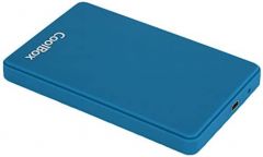 CoolBox SlimColor 2543 Carcasa de disco duro/SSD Azul 2.5"