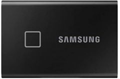 Samsung T7 Portable SSD de 500 GB (USB 3.2 Gen.2, hasta 1.050 MB/s) Negro Metálico