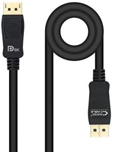 Nanocable 10.15.2501 cable DisplayPort 1 m Negro