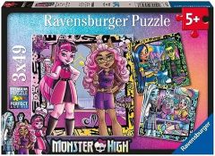 Monster high puzzle triple 3x49 piezas