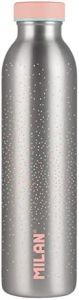 Botella isotérmica de acero inoxidable 591ml serie silver, rosa milan