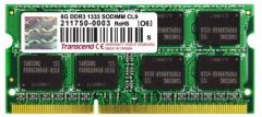 Transcend 8GB DDR3 módulo de memoria 2 x 8 GB 1333 MHz