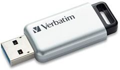 Verbatim Secure Pro - Unidad USB 3.0 de 64 GB - Plata