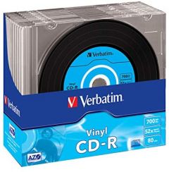 Verbatim CD-R AZO Data Vinyl 700 MB 10 pieza(s)