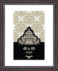 accent by nielsen marco de madera Vintage, 40x50 cm, negro