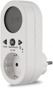 REV 0025030102 contador eléctrico Blanco Temporizador diario