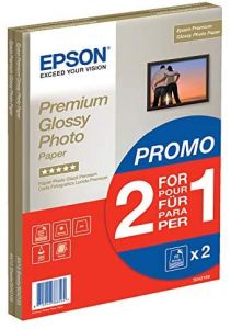 Epson Premium Glossy Photo Paper - A4 - 2x 15 Hojas
