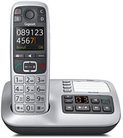 Gigaset E560A teléfono Teléfono DECT Identificador de llamadas Negro, Plata