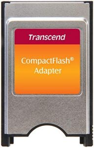 Transcend CompactFlash Adapter lector de tarjeta Plata