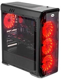 LC-Power Gaming 988B - Red Typhoon Midi Tower Negro