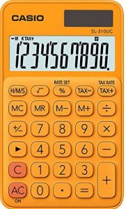 Casio SL-310UC-RG calculadora Bolsillo Calculadora básica Naranja