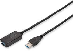 DIGITUS - Cable de extensión USB 3.0 activo, 5 m