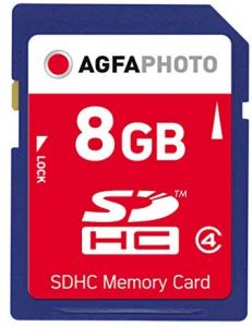 AgfaPhoto - Tarjeta de Memoria SDHC 8 GB Alta Capacidad