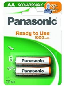 Panasonic Blister 2 Pilas Recargables LR6 AA READY TO USE - DECT