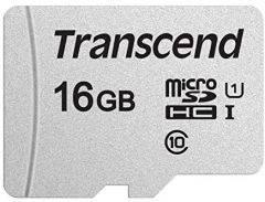 Transcend TS16GUSD300S memoria flash 16 GB MicroSDHC NAND Clase 10