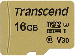 Transcend 16GB UHS-I U3 MicroSDHC Clase 10