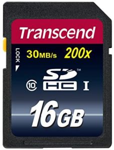 Transcend TS16GSDHC10 memoria flash 16 GB SDHC NAND Clase 10
