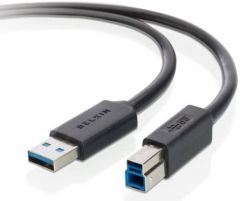 Belkin F3U159B06 cable USB 1,8 m USB A USB B Negro