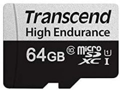 Transcend microSDXC 350V 64GB NAND Clase 10