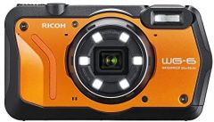 Ricoh WG-6 1/2.3" Cámara compacta 20 MP CMOS 3840 x 2160 Pixeles Negro, Naranja
