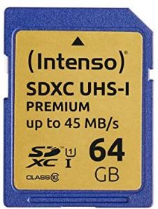 Intenso 3421490 memoria flash 64 GB SDXC UHS-I Clase 10
