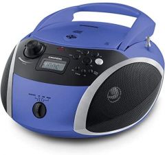Grundig GRB 3000 BT Digital 3 W FM Negro, Azul, Plata Reproducción MP3