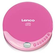 Lenco CD-011 Reproductor de CD portátil Rosa