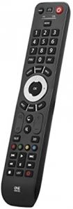 One For All Advanced Evolve 2 mando a distancia IR inalámbrico TV, Receptor de televisión Botones