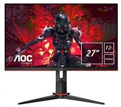 AOC G2 27G2U5/BK pantalla para PC 68,6 cm (27") 1920 x 1080 Pixeles Full HD LED Negro, Rojo