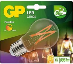 GP Lighting LED FlameDim E27 7W (60W) 806 lm GP 085430 marca GP BATTERIES