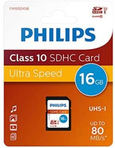 Philips FM16SD45B 16 GB SDHC UHS-I Clase 10