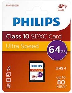 Philips FM64SD55B 64 GB SDXC UHS-I Clase 10