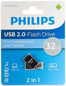 Philips FM32DA148B/00 unidad flash USB 32 GB USB tipo A 2.0 Negro