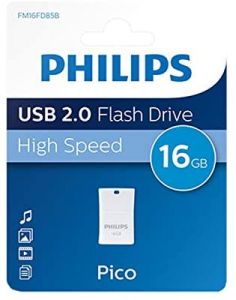 Philips FM16FD85B/00 unidad flash USB 16 GB USB tipo A 2.0 Azul, Blanco
