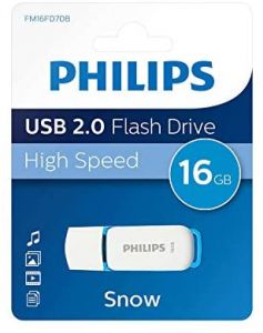 Philips FM16FD70B unidad flash USB 16 GB USB tipo A 2.0 Azul, Blanco