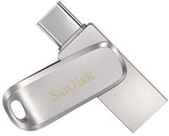 SanDisk Ultra Dual Drive Luxe unidad flash USB 32 GB USB Type-A / USB Type-C 3.2 Gen 1 (3.1 Gen 1) Acero inoxidable
