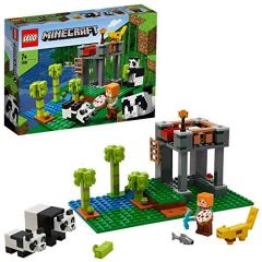 LEGO, 21158 Minecraft, El Criadero de Pandas, Multicolor