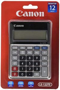 Canon LS-122TS calculadora Escritorio Pantalla de calculadora Gris