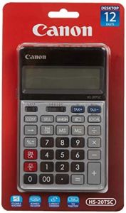Canon HS-20TSC calculadora Escritorio Calculadora financiera Negro, Plata