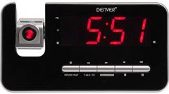 Denver CRP-618 Reloj Digital Negro