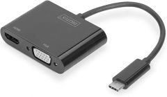 Digitus Adaptador USB Type-C™ - HDMI + VGA