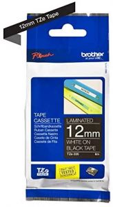 Brother TZe-335 cinta para impresora de etiquetas Blanco sobre negro TZ