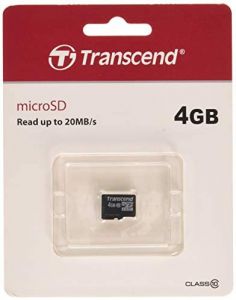 Transcend TS4GUSDC10 memoria flash 4 GB MicroSDHC NAND Clase 10