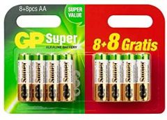 GP Batteries Super Alkaline 03015ADHBC8+8 pila doméstica Batería de un solo uso AA Alcalino